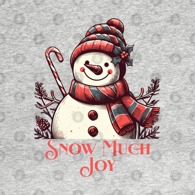 Christmas Print Design of Snowman by Casually Fashion Store